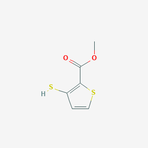 molecular formula C6H6O2S2 B8288416 Methyl 3-mercapto-thiophene-2-carboxylate 
