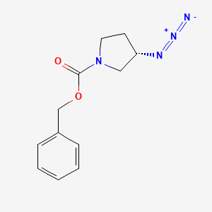 (S)-3-Azido-1-pyrrolidinecarboxylic acid, phenylmethyl ester