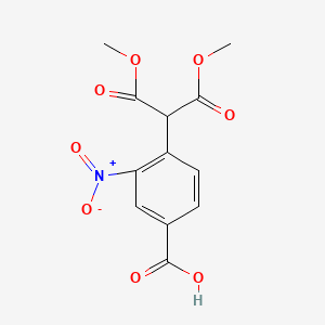 Dimethyl (4-carboxy-2-nitrophenyl)malonate