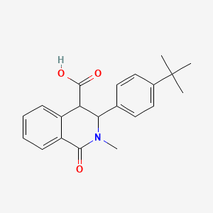 3-(4-t-Butylphenyl)-4-hydroxycarbonyl-2-methyl-1-oxo-1,2,3,4-tetrahydroisoquinoline