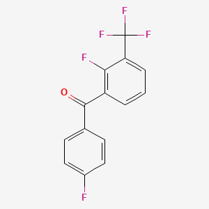 (2-Fluoro-3-trifluoromethyl-phenyl)-(4-fluoro-phenyl)-methanone