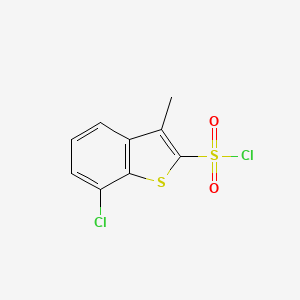 7-Chloro-3-methylbenzothiophene-2-sulfonyl chloride