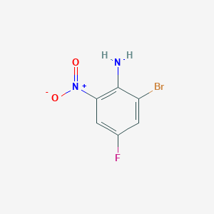molecular formula C6H4BrFN2O2 B082889 2-Bromo-4-fluoro-6-nitroaniline CAS No. 10472-88-5