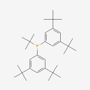 molecular formula C32H51P B8288908 Bis(3,5-di-tert-butylphenyl)(tert-butyl)phosphine 