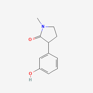 3-(3-Hydroxyphenyl)-1-methyl-2-pyrrolidone