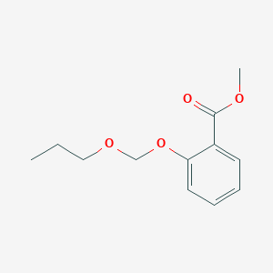 molecular formula C12H16O4 B8288929 Methyl 2-propoxymethoxybenzoate 