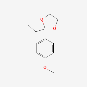2-Ethyl-2-(4-methoxyphenyl)-1,3-dioxolane