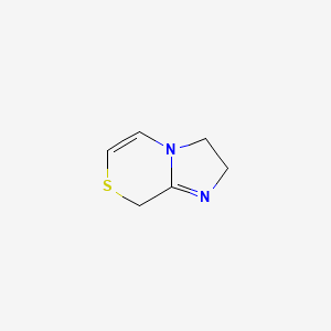 molecular formula C6H8N2S B8288978 2,3-dihydro-8H-imidazo[2,1-c][1,4]thiazine 