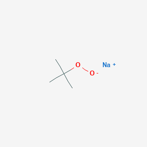 molecular formula C4H9NaO2 B082890 (tert-Butylperoxy) sodium CAS No. 13250-54-9