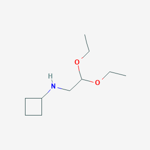 Cyclobutyl(2,2-diethoxyethyl)amine