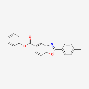Phenyl 2-(4-methylphenyl)-1,3-benzoxazole-5-carboxylate