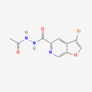 N'-acetyl-3-bromofuro[2,3-c]pyridine-5-carbohydrazide