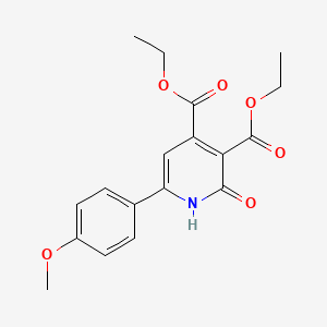 3,4-Diethoxycarbonyl-6-(4-methoxyphenyl)-2-pyridone