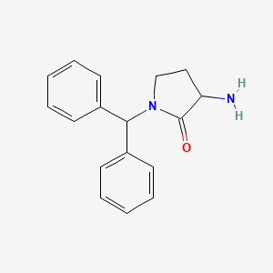3-Amino-1-benzhydryl-pyrrolidin-2-one