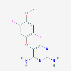 5-(2,5-Diiodo-4-methoxy-phenoxy)-pyrimidine-2,4-diamine