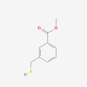 molecular formula C9H10O2S B8289363 Benzoic acid, 3-(mercaptomethyl)-, methyl ester 