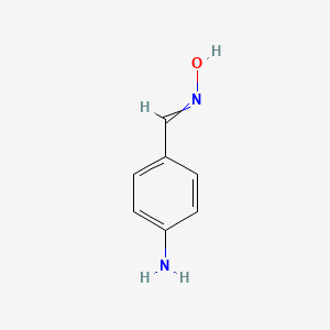 molecular formula C7H8N2O B8289471 Benzaldehyde, 4-amino-, oxime CAS No. 3419-18-9