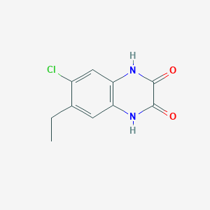 6-Chloro-7-ethyl-1,4-dihydroquinoxaline-2,3-dione