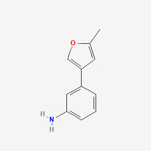 3-(5-Methylfuran-3-yl)aniline