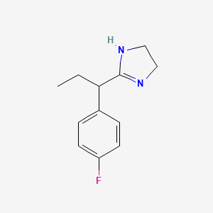 Rac-2-[1-(4-fluoro-phenyl)-propyl]-4,5-dihydro-1h-imidazole