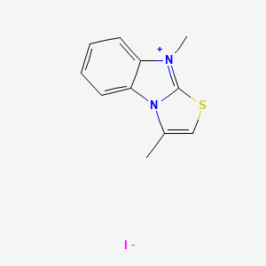 3,9-Dimethylthiazolo(3,2-a)benzimidazolium iodide