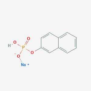 molecular formula C10H8NaO4P B082899 Sodium naphthalen-2-yl hydrogenphosphate CAS No. 14463-68-4