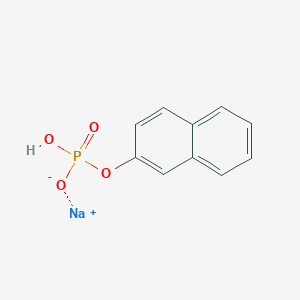 molecular formula C10H8NaO4P B082899 Sodium 2-naphthyl hydrogen phosphate CAS No. 14463-68-4