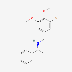 (R)-N-(3-bromo-4,5-dimethoxybenzyl)-1-phenylethanamine