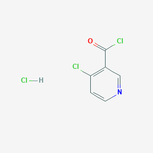 molecular formula C6H4Cl3NO B8289967 4-chloronicotinic acid chloride hydrochloride 