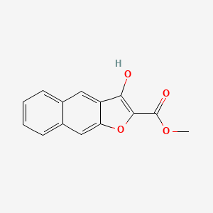 molecular formula C14H10O4 B8290007 Methyl 3-hydroxynaphtho[2,3-B]furan-2-carboxylate 