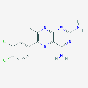 2,4-Diamino-6-(3,4-dichlorophenyl)-7-methylpteridine