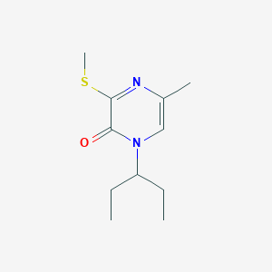 1-(1-Ethylpropyl)-5-methyl-3-(methylthio)-2 (1H)-pyrazinone