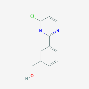 3-(4-Chloro-2-pyrimidinyl)benzenemethanol