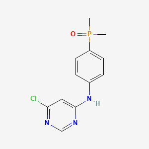 6-chloro-N-[4-(dimethylphosphoryl)phenyl]pyrimidin-4-amine