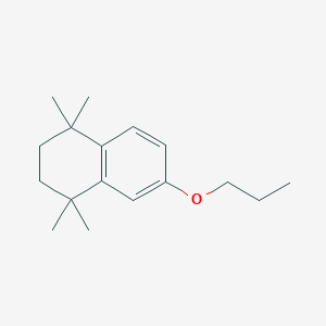 molecular formula C17H26O B8290201 3-n-Propoxy-5,5,8,8-tetramethyl-5,6,7,8-tetrahydronaphthalene 