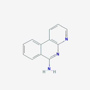 molecular formula C12H9N3 B8290243 Benzo[c][1,8]naphthyridin-6-amine 