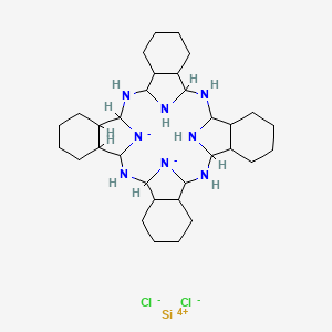 2,11,20,29,37,40-Hexaza-38,39-diazanidanonacyclo[28.6.1.13,10.112,19.121,28.04,9.013,18.022,27.031,36]tetracontane;silicon(4+);dichloride