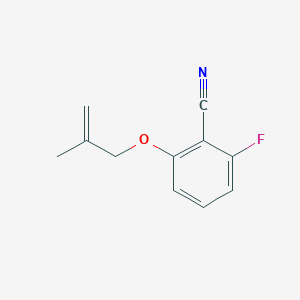 6-Fluoro-2-(2-methyl-2-propen-1-yloxy)benzonitrile