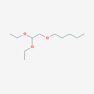 molecular formula C11H24O3 B8290486 2-(4-Methylbutyloxy)acetaldehyde diethylacetal 
