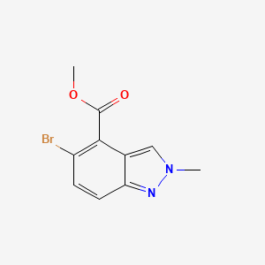 methyl 5-bromo-2-methyl-2H-indazole-4-carboxylate