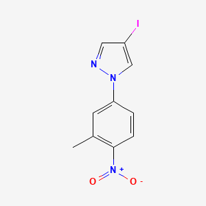 4-iodo-1-(3-methyl-4-nitrophenyl)-1H-pyrazole