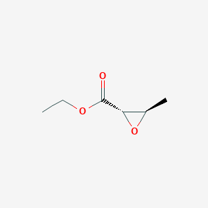 molecular formula C6H10O3 B8290789 Ethyl trans-3-methyl-2-oxiranecarboxylate 