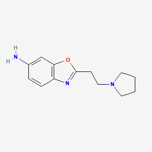 2-(2-Pyrrolidin-1-yl-ethyl)-benzooxazol-6-ylamine