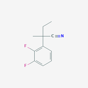 2-Methyl-2-(2,3-difluorophenyl)butyronitrile
