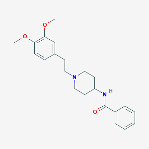 N-{1-[2-(3,4-dimethoxyphenyl)ethyl]-4-piperidinyl}benzamide