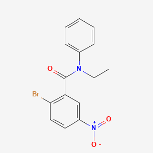 N-ethyl-2-bromo-5-nitro-N-phenyl-benzamide