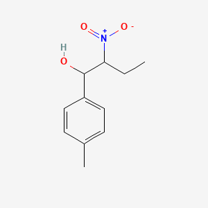 molecular formula C11H15NO3 B8291271 2-Nitro-1-(p-tolyl)-1-butanol 