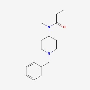 molecular formula C16H24N2O B8291381 N-(1-benzylpiperidin-4-yl)-N-methylpropanamide 