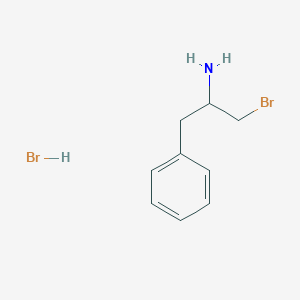 Phenethylamine, a-(bromomethyl)-, hydrobromide