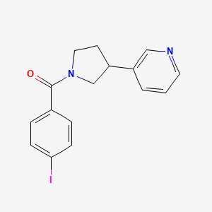 3-[1-(4-Iodobenzoyl)pyrrolidin-3-yl]pyridine